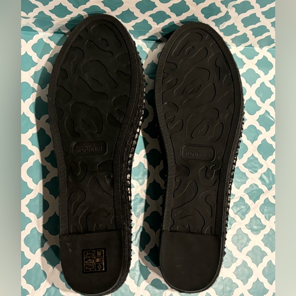 Alexander McQueen Espadrille Black and White Slip Ons Size 8 1/2 / 39 EU - Picture 7 of 9
